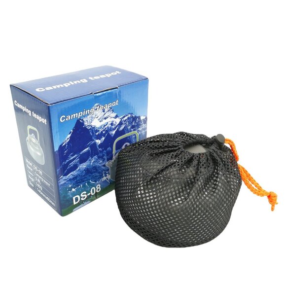 Outdoor Camping Kettle, Aluminum Alloy Tea Kettle with Carrying Bag 1 Pack - Picture 9 of 12